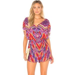 Free People Lilac Romper Dream All Night Purple